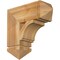Ekena Millwork Imperial Arts & Crafts Rough Sawn Bracket, Western Red Cedar, 6"W x 18"D x 18"H BKT06X18X18IMP03RWR - alternate 1